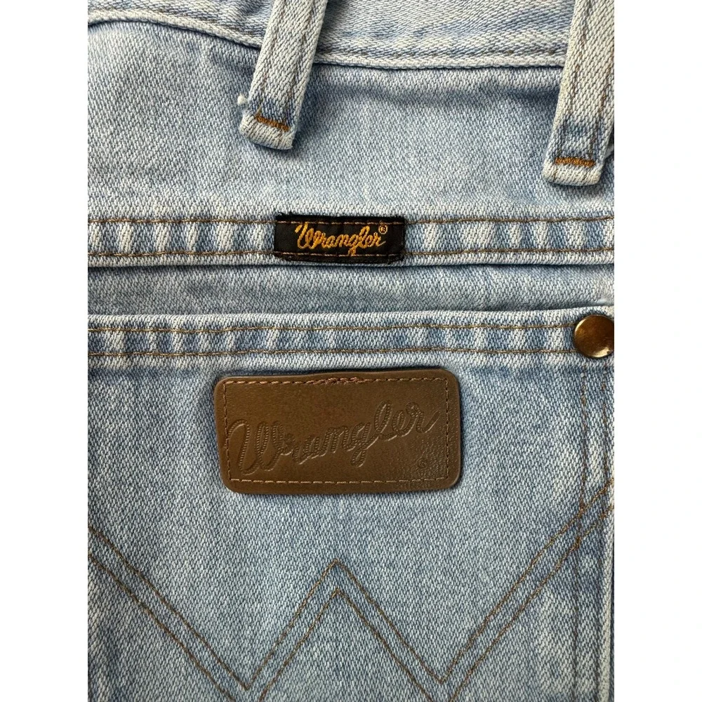 Wrangler 936GBH Women's Fit 30x32 Light Wash Western Jean EUC Stagecoach Fest